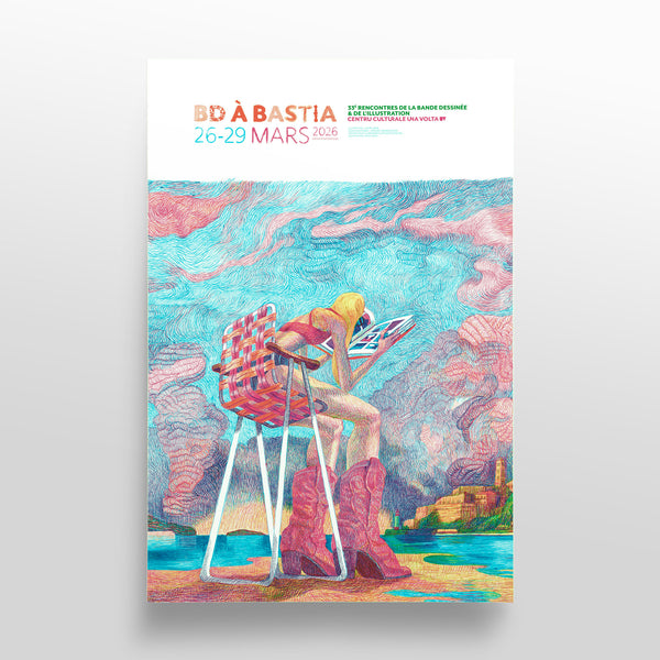AFFICHE SIGNATURE BD À BASTIA 2026 - 5 COULEURS